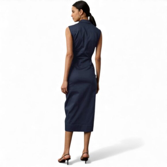 CALLAS Navy Sylvie Dress | EU size 44 / 8 USA - Picture 4 of 8